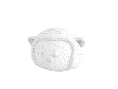 Prop154 Sheep Head 3Dモデル
