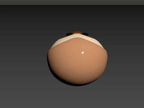 Prop155 Голова ленивца 3D Модель