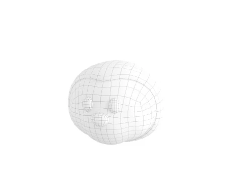 Prop155 Голова ленивца 3D Модель