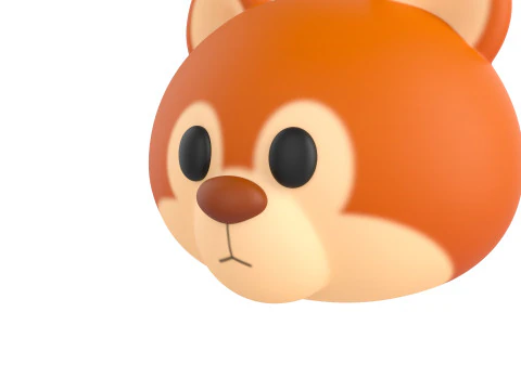 Prop156 Squirrel Head 3D Model