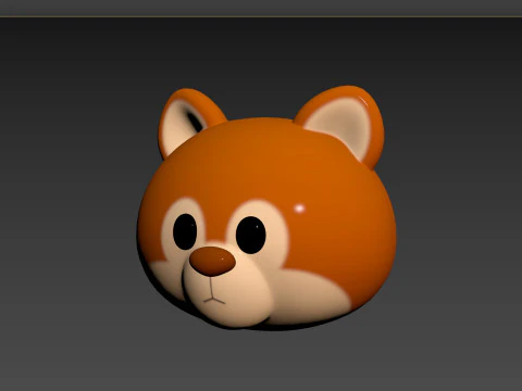 Prop156 Squirrel Head 3D Model