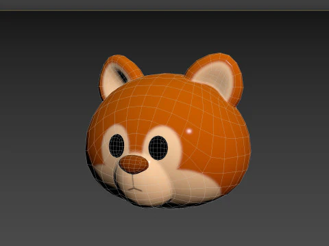 Prop156 Squirrel Head 3D Model