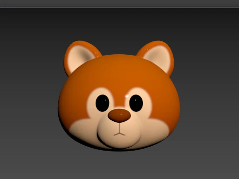 Prop156 Squirrel Head 3D Model