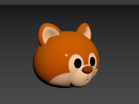 Prop156 Squirrel Head 3D 模型