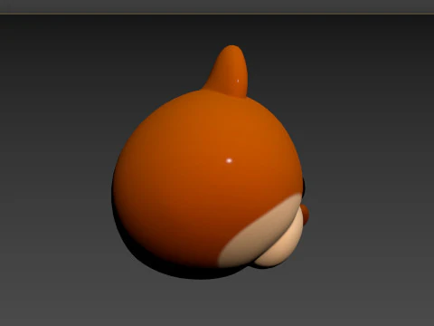 Prop156 Squirrel Head 3D Model