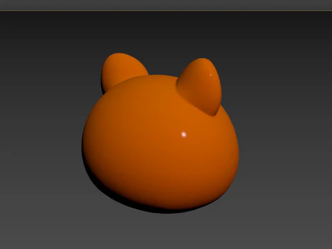 Prop156 Squirrel Head 3D Model