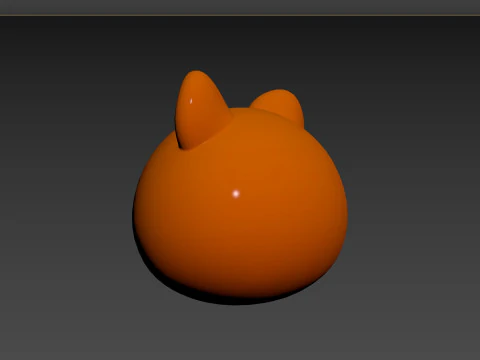 Prop156 Squirrel Head 3D Model