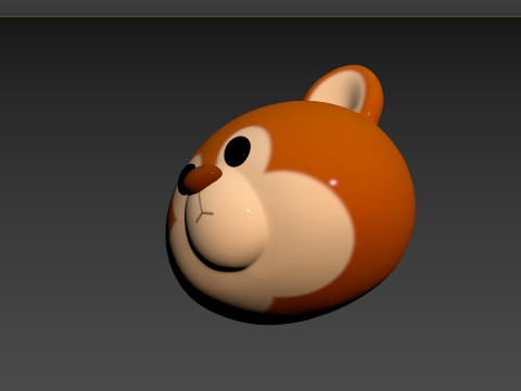 Prop156 Squirrel Head 3D 模型
