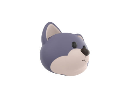 Prop158 Wolf Head 3D मॉडल