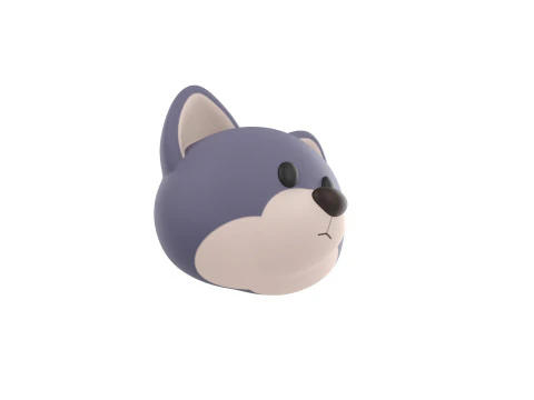 Prop158 Wolf Head 3D Model