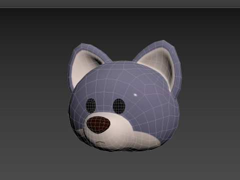 Prop158 Wolf Head 3D मॉडल