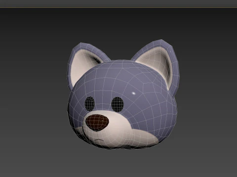 Prop158 Wolf Head 3D Model