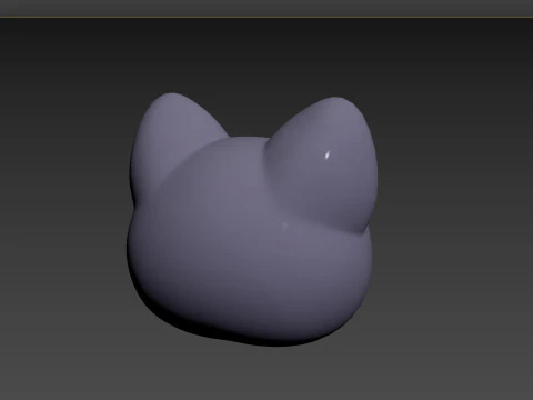 Prop158 Wolf Head 3D Model