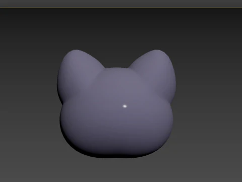 Prop158 Wolf Head 3D Model