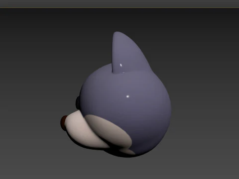 Prop158 Wolf Head 3D Model