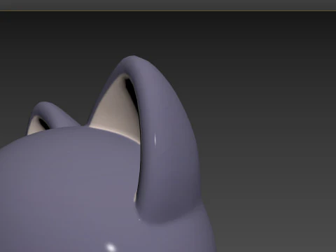 Prop158 Wolf Head 3D Model