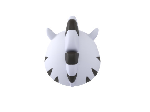 Prop159 Zebra Head Modelo 3D