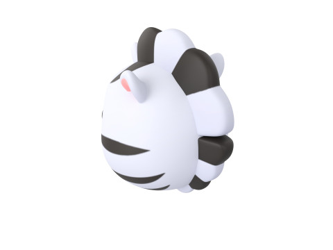 Prop159 Zebra Head Modelo 3D