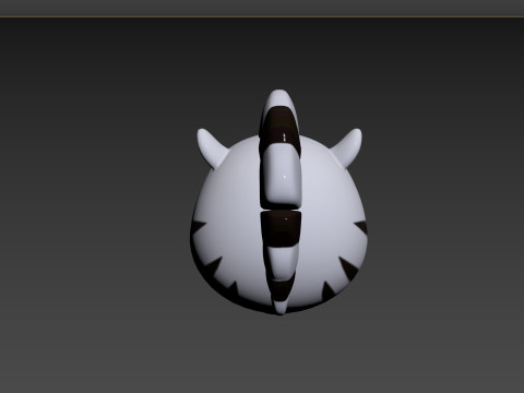 Prop159 Zebra Head Modelo 3D