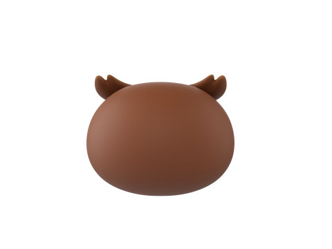 Prop160 Owl Head 3D 模型
