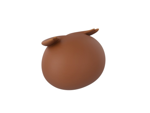 Prop160 Owl Head 3D 模型