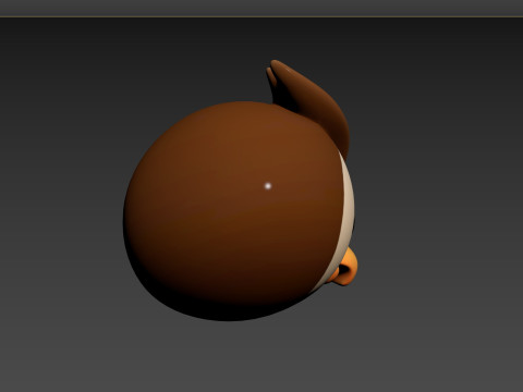 Prop160 Owl Head 3D 模型