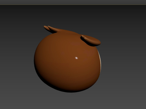 Prop160 Owl Head 3D 模型