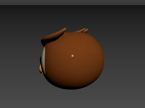 Prop160 Owl Head 3D 模型