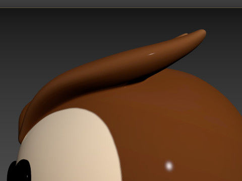 Prop160 Owl Head 3D 模型