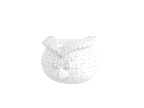 Prop160 Owl Head 3D 模型