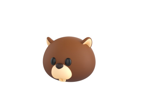 Prop161 Beaver Head Model 3D