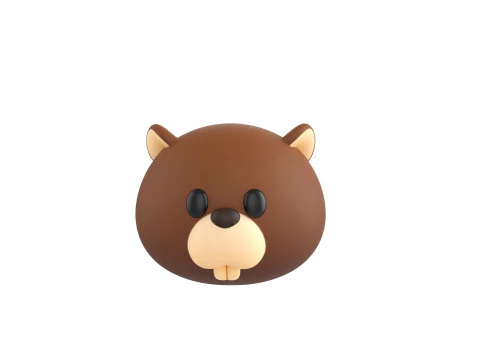 Prop161 Beaver Head 3D Model