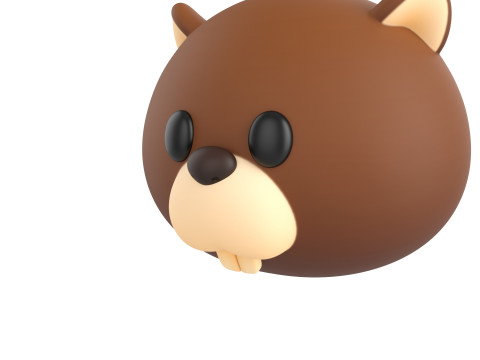Prop161 Beaver Head Model 3D