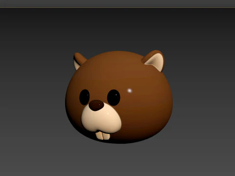 Prop161 Beaver Head 3D Model