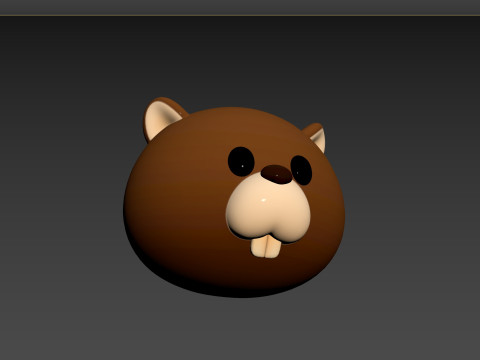 Prop161 Beaver Head Model 3D