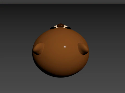 Prop161 Beaver Head 3D Model
