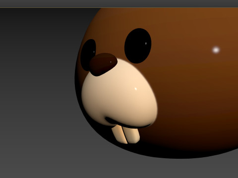 Prop161 Beaver Head Model 3D