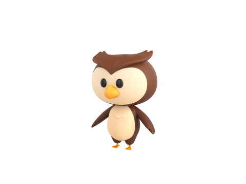Character187 Owl 3D मॉडल