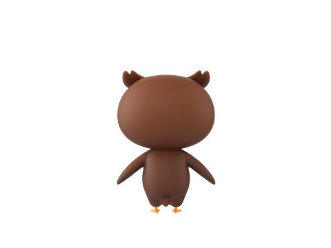 Character187 Owl Modelo 3D