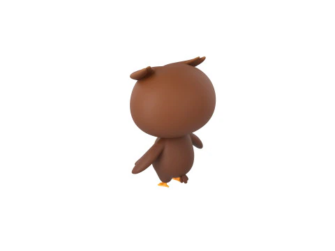 Character187 Owl 3D Model