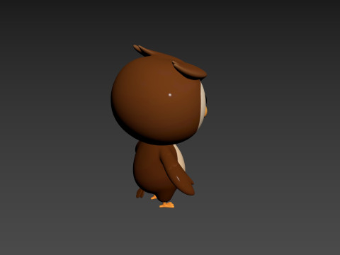 Character187 Owl Modelo 3D
