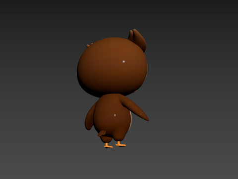 Character187 Owl Modelo 3D