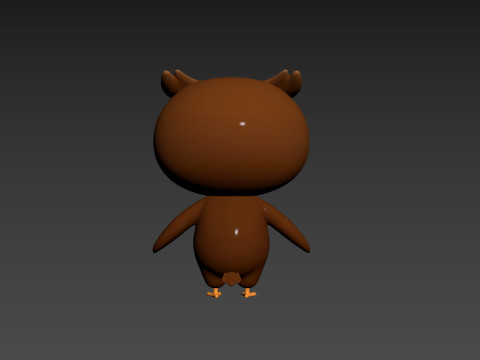 Character187 Owl Modelo 3D