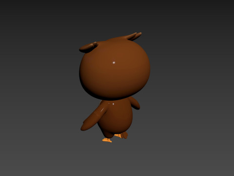 Character187 Owl Modelo 3D
