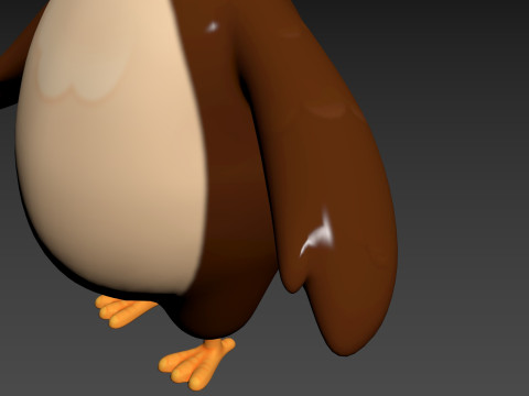 Character187 Owl Modelo 3D