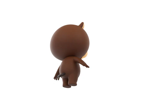 Character188 Beaver 3D Model