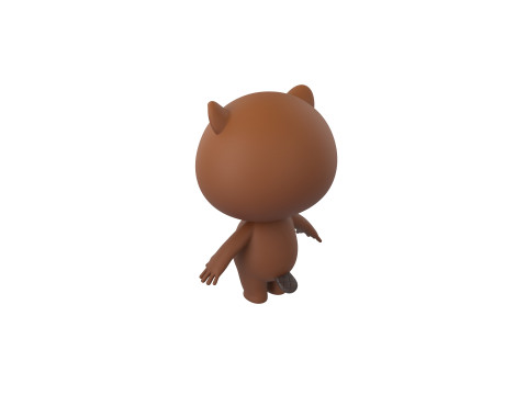 Character188 Beaver Model 3D