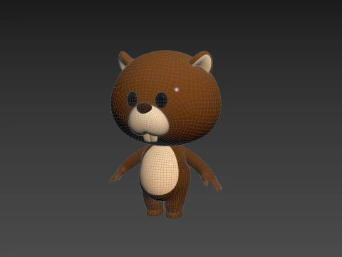 Character188 Beaver 3D Model