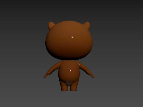 Character188 Beaver Model 3D