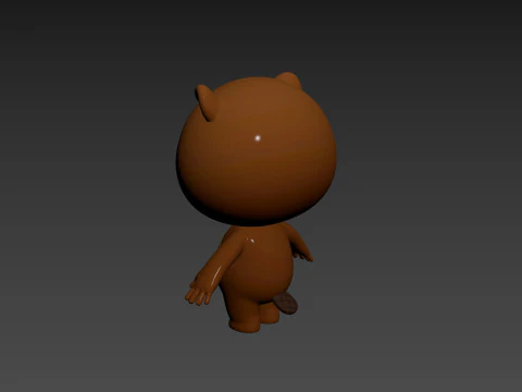 Character188 Beaver 3D Model